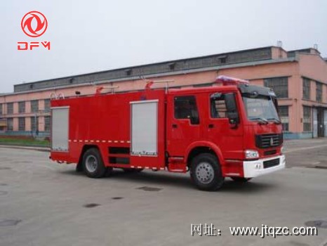 斯太爾單橋干粉消防車(chē)